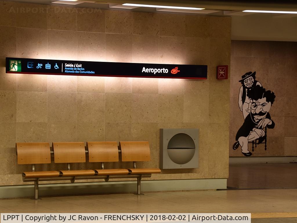 Portela Airport (Lisbon Airport), Portela, Loures (serves Lisbon) Portugal (LPPT) - metro airport station