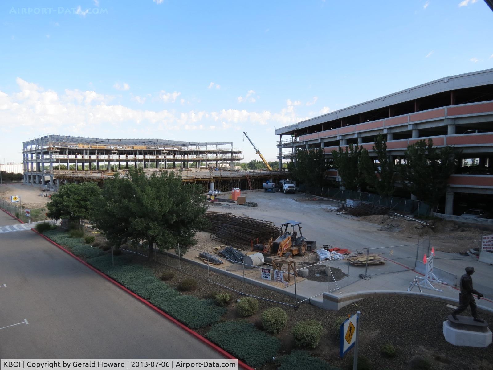 Boise Air Terminal/gowen Fld Airport (BOI) - Construction on the second part of the parking garage.