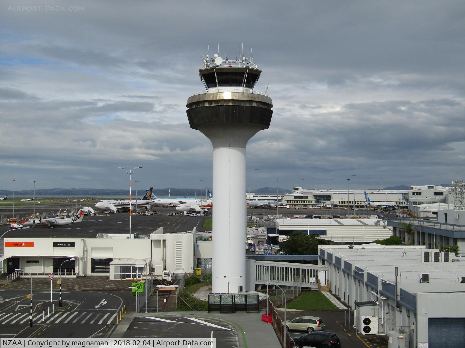Auckland International Airport, Auckland New Zealand (NZAA) - tower from car park