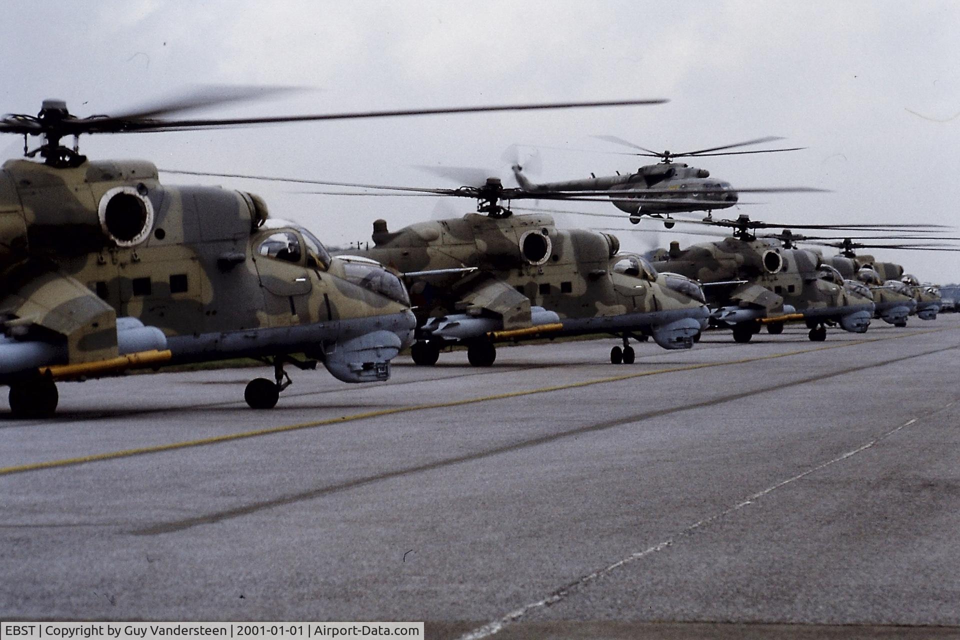 Sint-Truiden AB Airport, Sint-Truiden Belgium (EBST) - Invasion of CZAF Hinds @ EBST Sept 1994