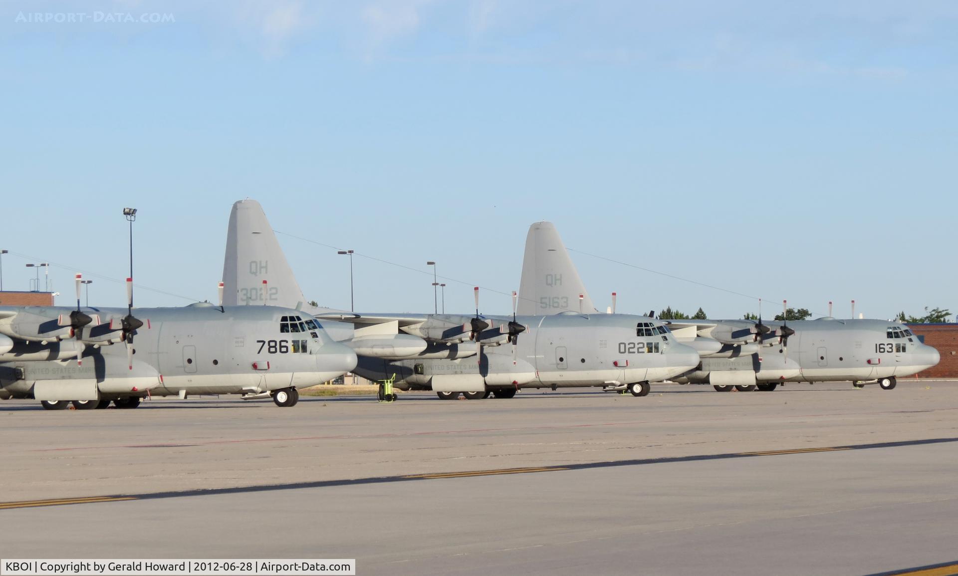Boise Air Terminal/gowen Fld Airport (BOI) - C-130s from VMGR 234 