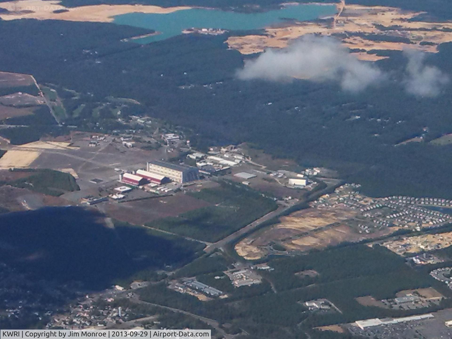 Mc Guire Fld (joint Base Mc Guire Dix Lake Airport (WRI) - The old Lakehurst blimp hangers at the eastern end of McGuire Air Force Base