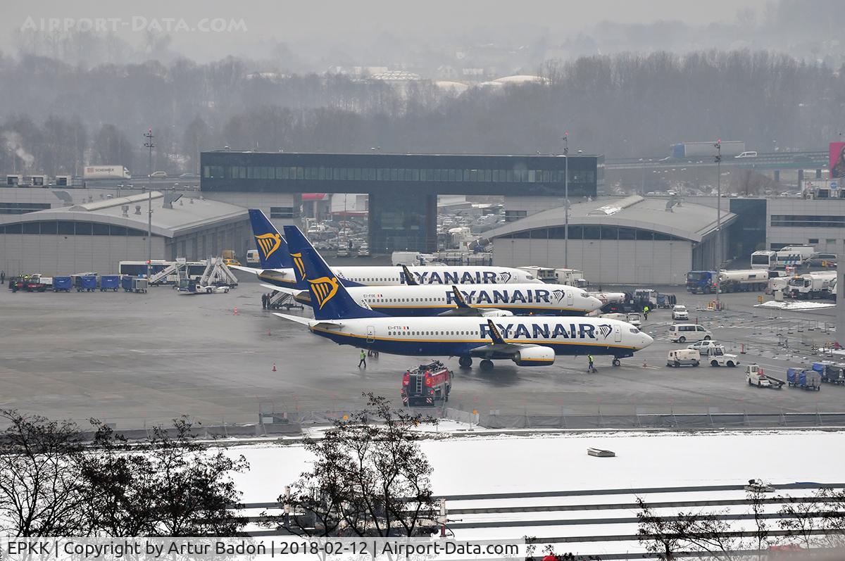 John Paul II International Airport Kraków-Balice, Kraków Poland (EPKK) - ramp