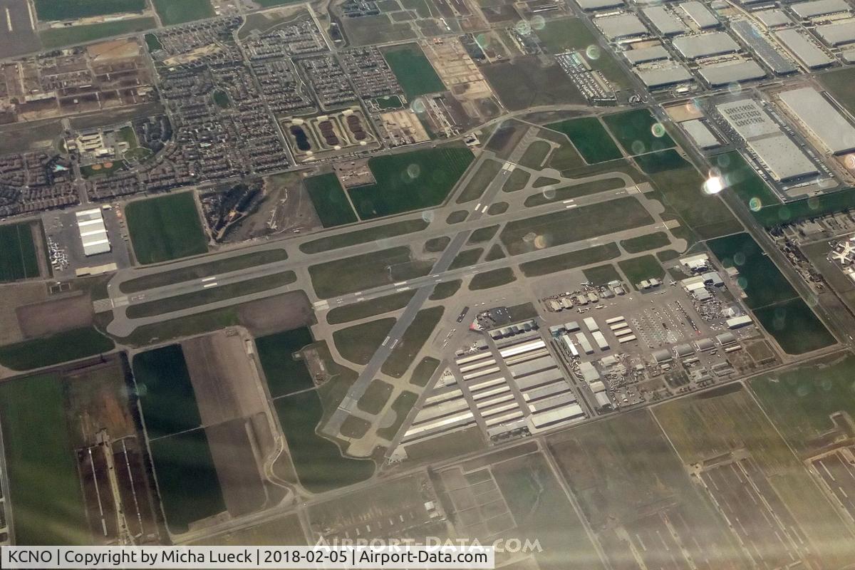 Chino Airport (CNO) - Taken from B 737-800 (N376DA), CUN-LAX
