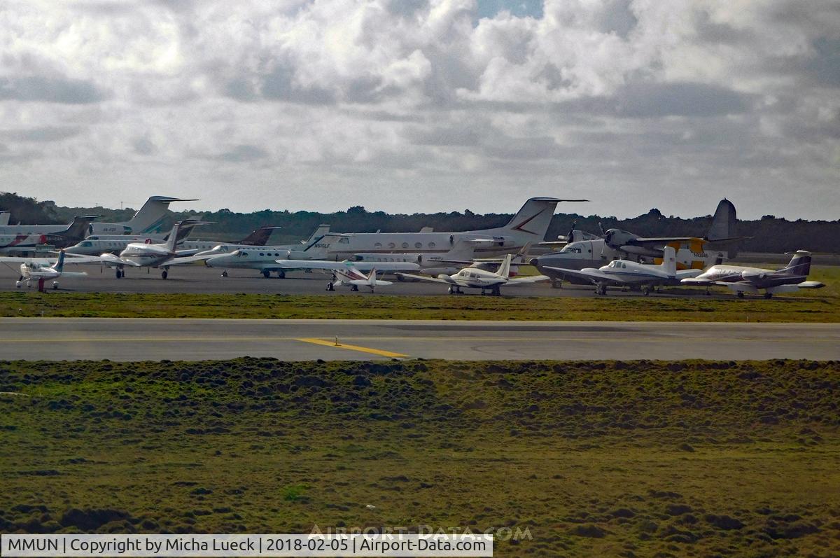 Cancún International Airport, Cancún, Quintana Roo Mexico (MMUN) - Some interesting aircraft parked here