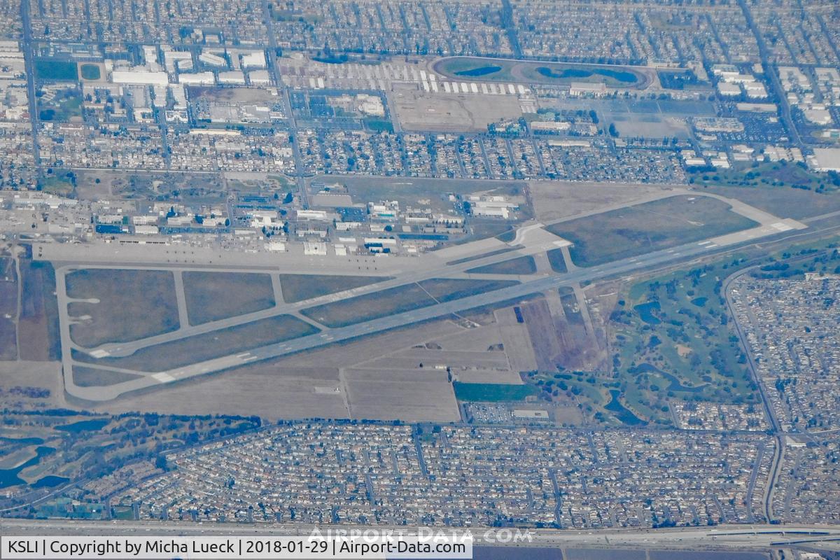 Los Alamitos Aaf Airport (SLI) - Taken from B737-800 (N3749D) LAX-CUN