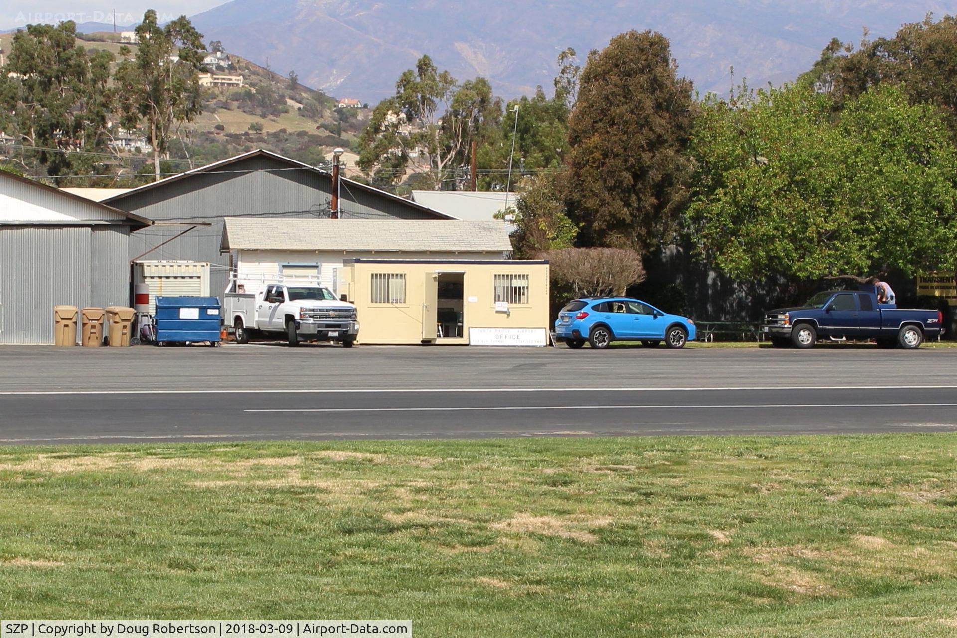 Santa Paula Airport (SZP) - Temporary Pre-Fab SZP Airport Office-