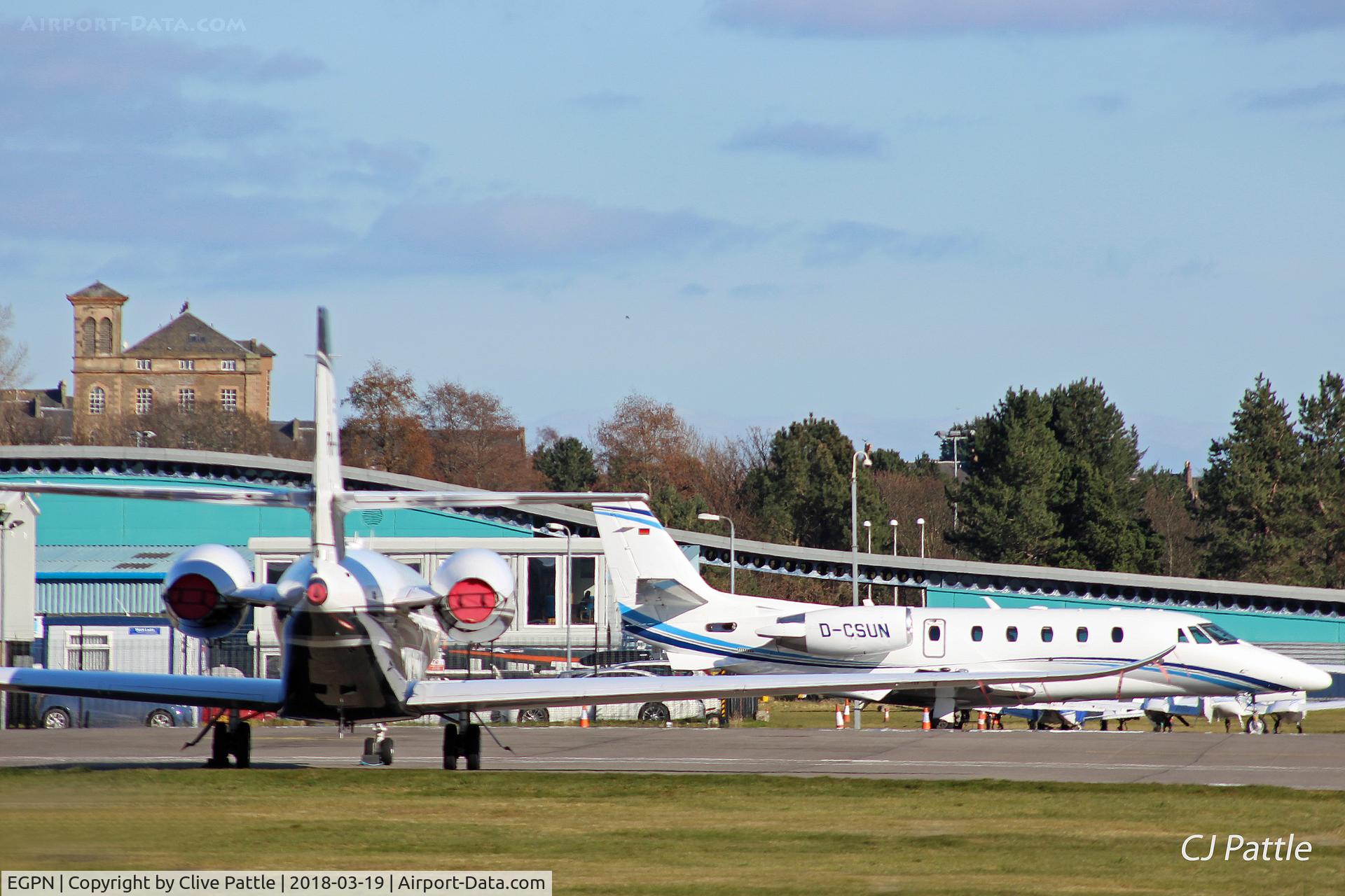 Dundee Airport, Dundee, Scotland United Kingdom (EGPN) - Dundee Ramp March 2018
