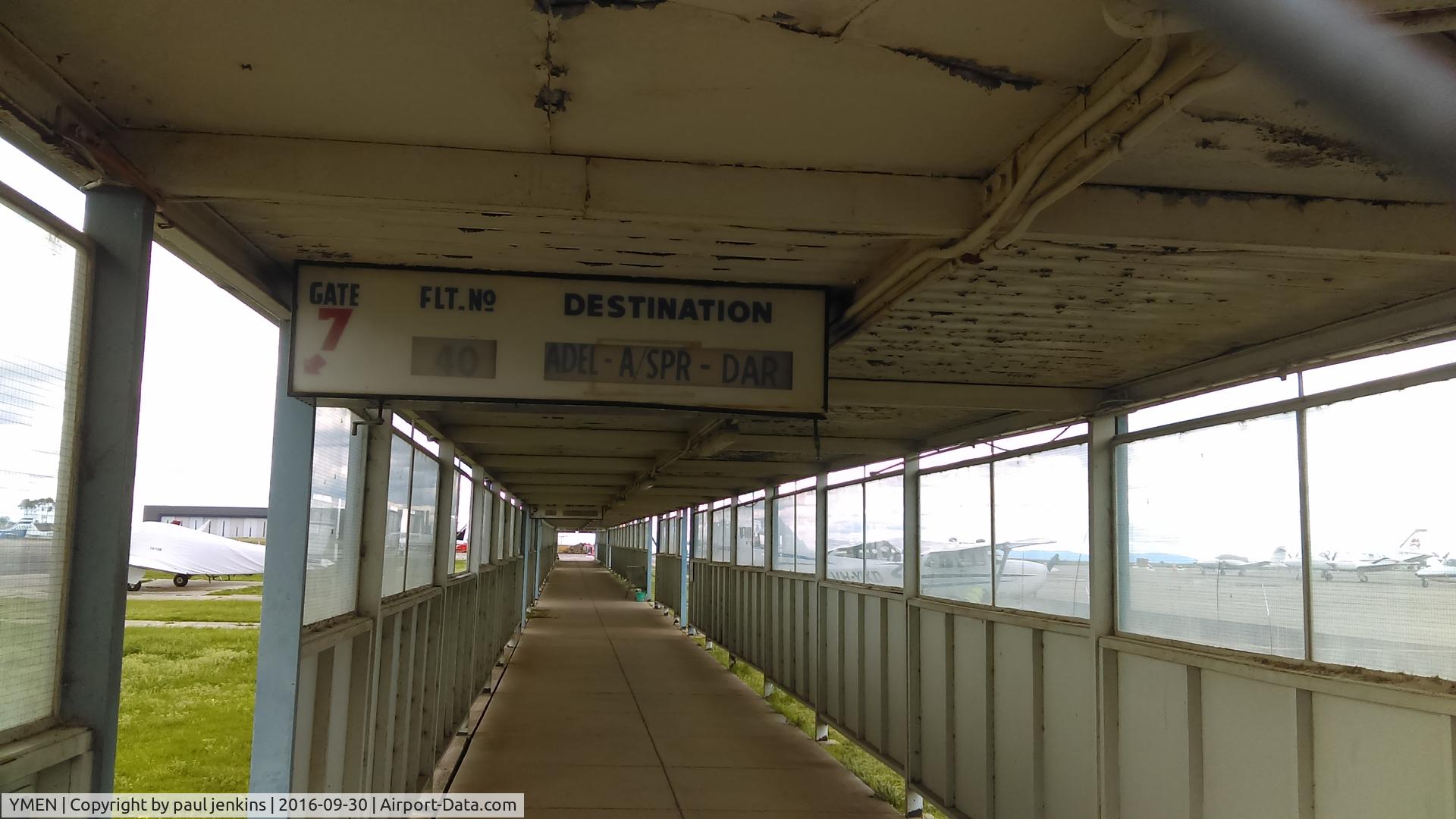 Essendon Airport, Essendon North, Victoria Australia (YMEN) - The old tarmac walkway used when the airport was still the key domestic airport Melbourne.