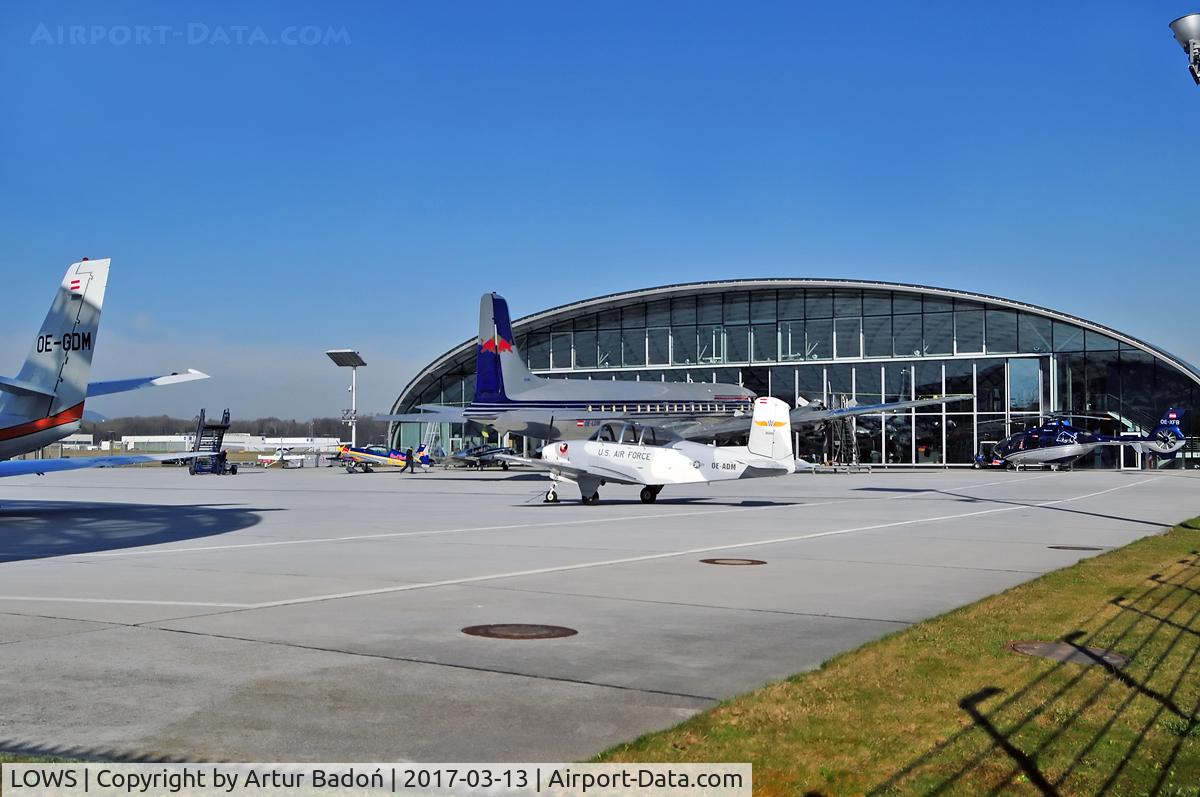 Salzburg Airport, Salzburg Austria (LOWS) - Ramp - hangar Red Bull