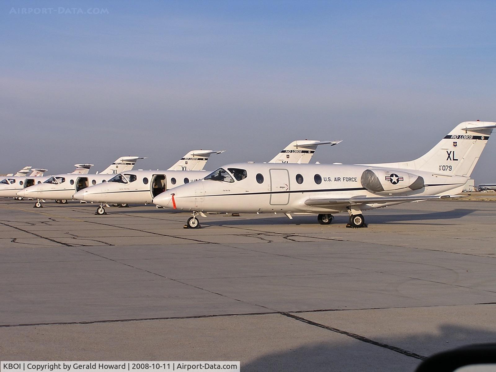 Boise Air Terminal/gowen Fld Airport (BOI) - T-1A Jayhawks from the 47th FTW, Laughlin AFB, TX on a group visit to BOI.