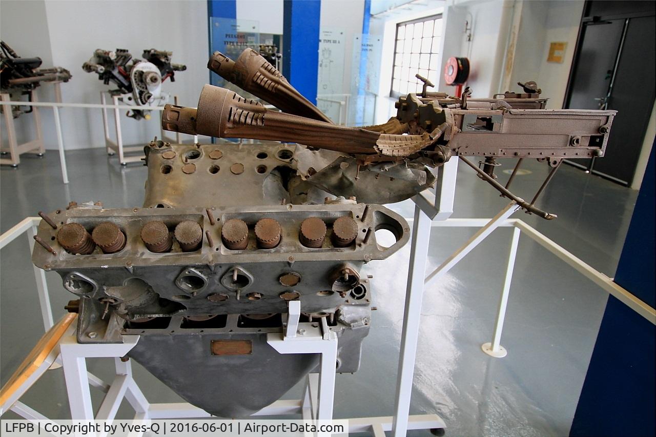 Paris Airport,  France (LFPB) - Hispano-Suiza 220 Cv  of Rolland Garros Spad XIII, destroyed during world war I, Paris-Le Bourget Air & Space Museum (LFPB-LBG)