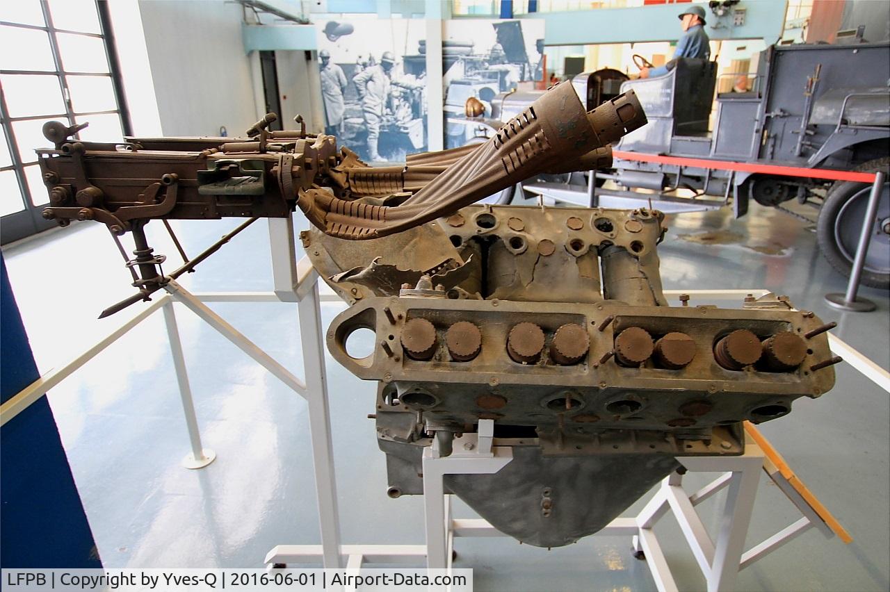 Paris Airport,  France (LFPB) - Hispano-Suiza 220 Cv  of Rolland Garros Spad XIII, destroyed during world war I, Paris-Le Bourget Air & Space Museum (LFPB-LBG)