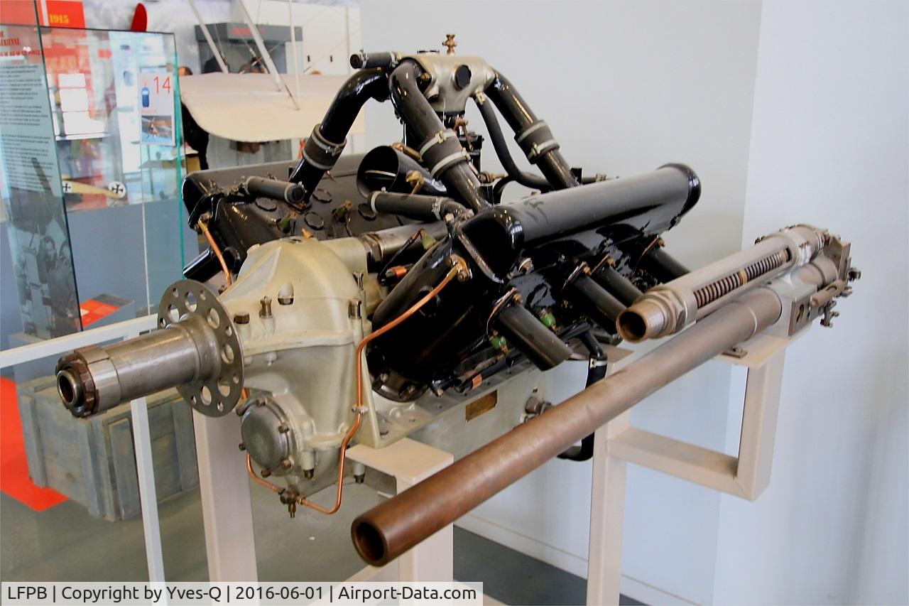 Paris Airport,  France (LFPB) - Hispano-Suiza type 8C, model fitted on Spad VII, Paris-Le Bourget Air & Space Museum (LFPB-LBG)