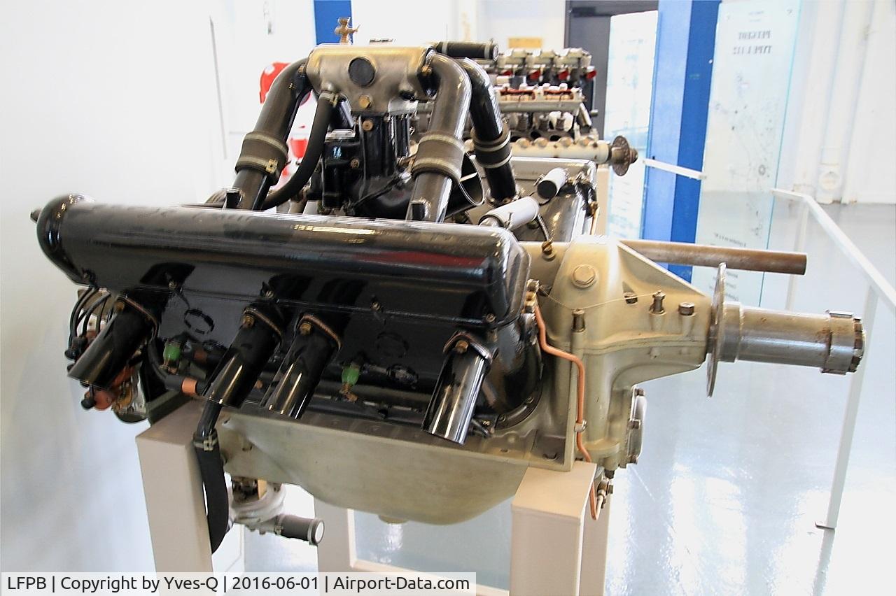 Paris Airport,  France (LFPB) - Hispano-Suiza type 8C, model fitted on Spad VII, Paris-Le Bourget Air & Space Museum (LFPB-LBG)