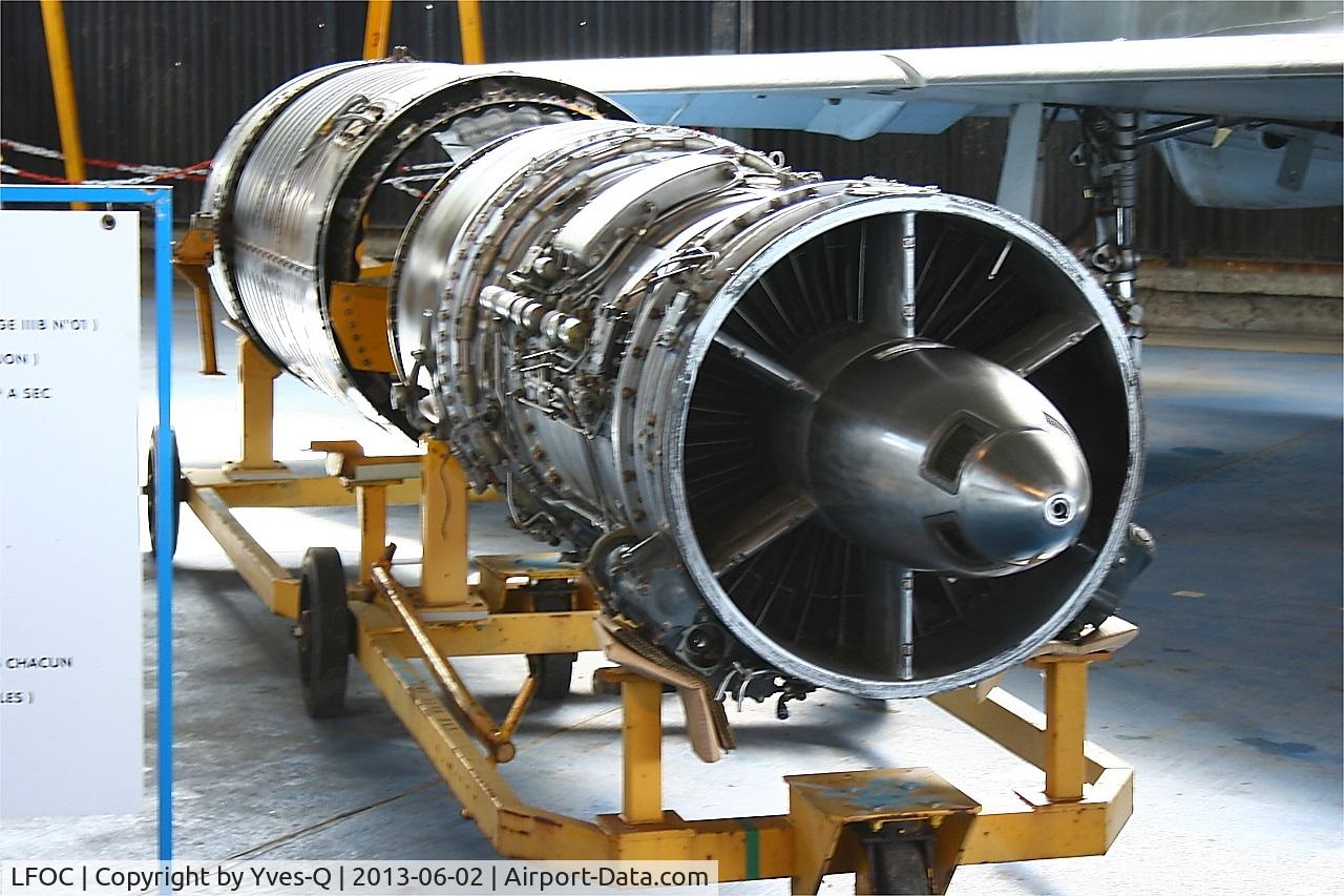 Châteaudun Airport, Châteaudun France (LFOC) - Snecma turbojet Atar 9C, model fitted on Dassault Mirage IIIC, Canopée Museum Châteaudun Air Base 279 (LFOC)