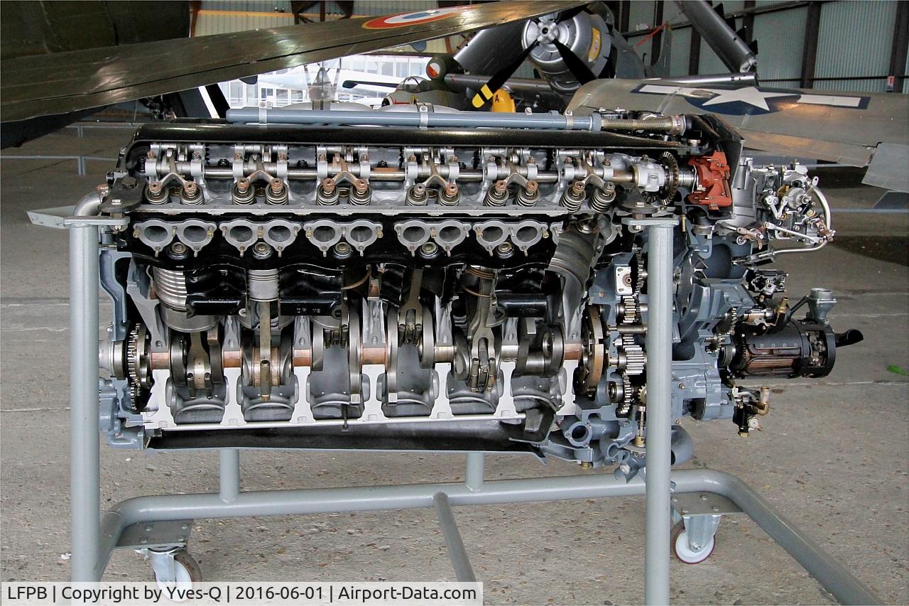 Paris Airport,  France (LFPB) - US Alison V-1710-85,V-12 liquid-cooled engine, 1941, Paris-Le Bourget Air & Space Museum (LFPB-LBG)