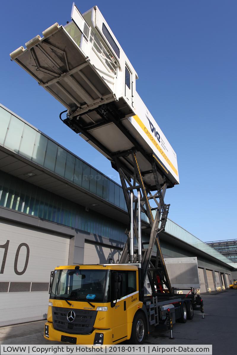 Vienna International Airport, Vienna Austria (LOWW) - Catering vehicle for Airbus 380 used at Vienna