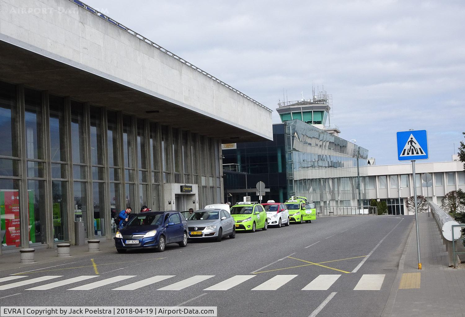 R?ga International Airport, R?ga Latvia (EVRA) - Old and new terminal Riga airport