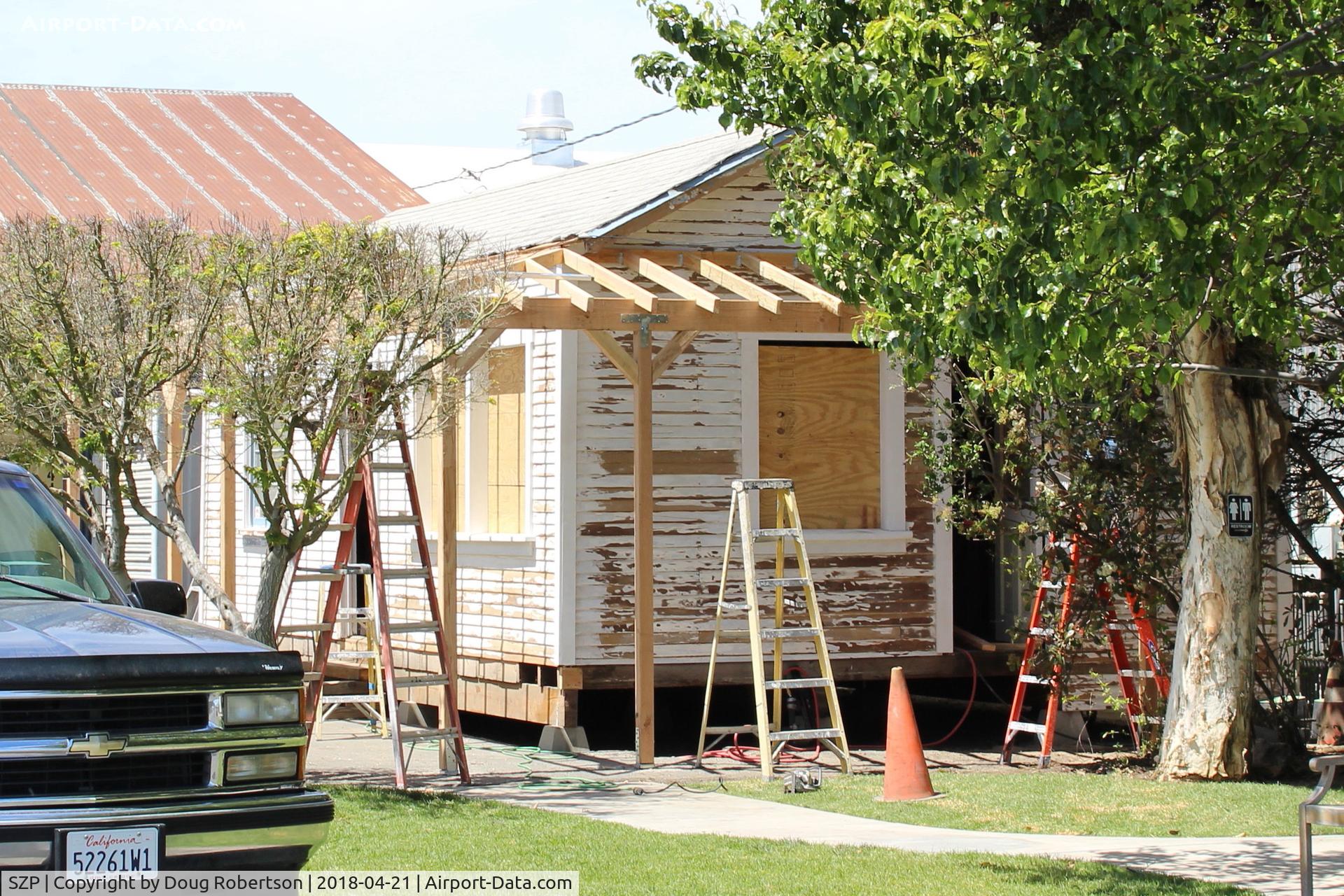 Santa Paula Airport (SZP) - Ongoing rehabilitation of SZP's Airport Office.