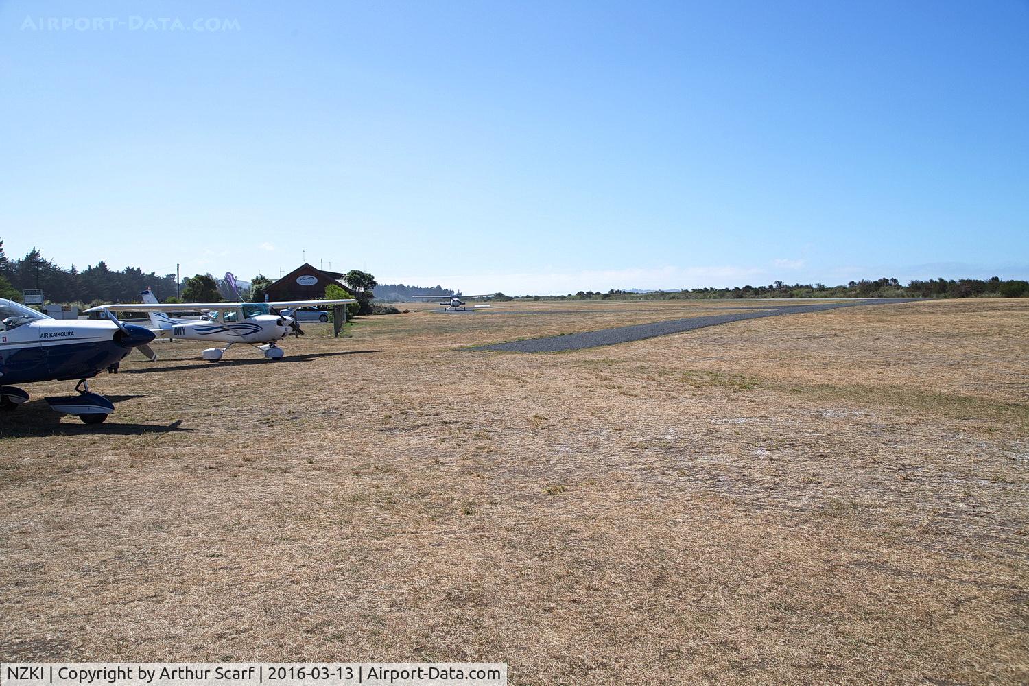 Kaikoura Aerodrome Airport, Kaikoura New Zealand (NZKI) - Kaikoura if you would like to see seals and Whales in abundance.