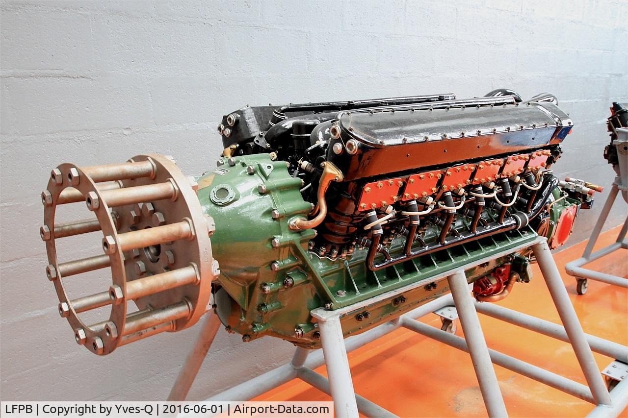 Paris Airport,  France (LFPB) - Bernard HV 320 Renault 12 Ncr, this engine was intended for the Schneider Trophy Racing seaplane, Paris-Le Bourget Air & Space Museum (LFPB-LBG)