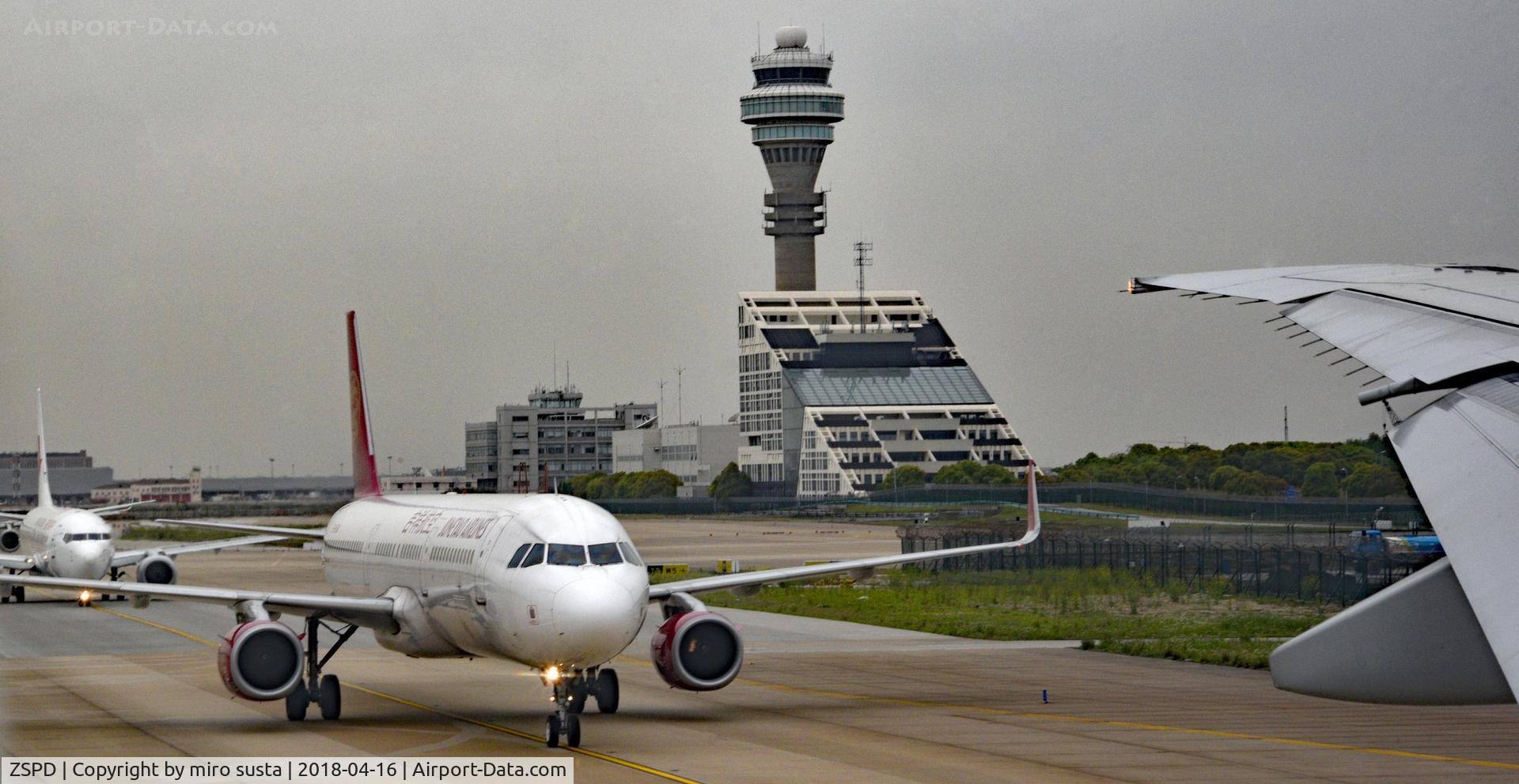 Shanghai Pudong International Airport, Shanghai China (ZSPD) - Ready for take-off at Shanghai-Pudong International Airport
