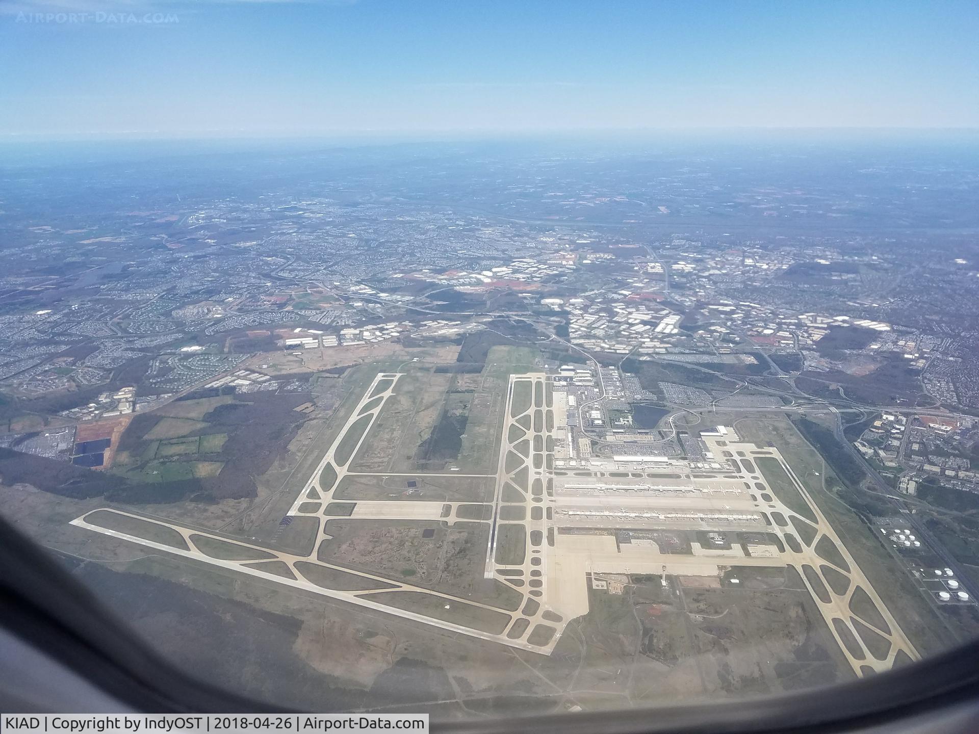 Washington Dulles International Airport (IAD) - Dulles airport as we pass by on our way to Washington Reagan.