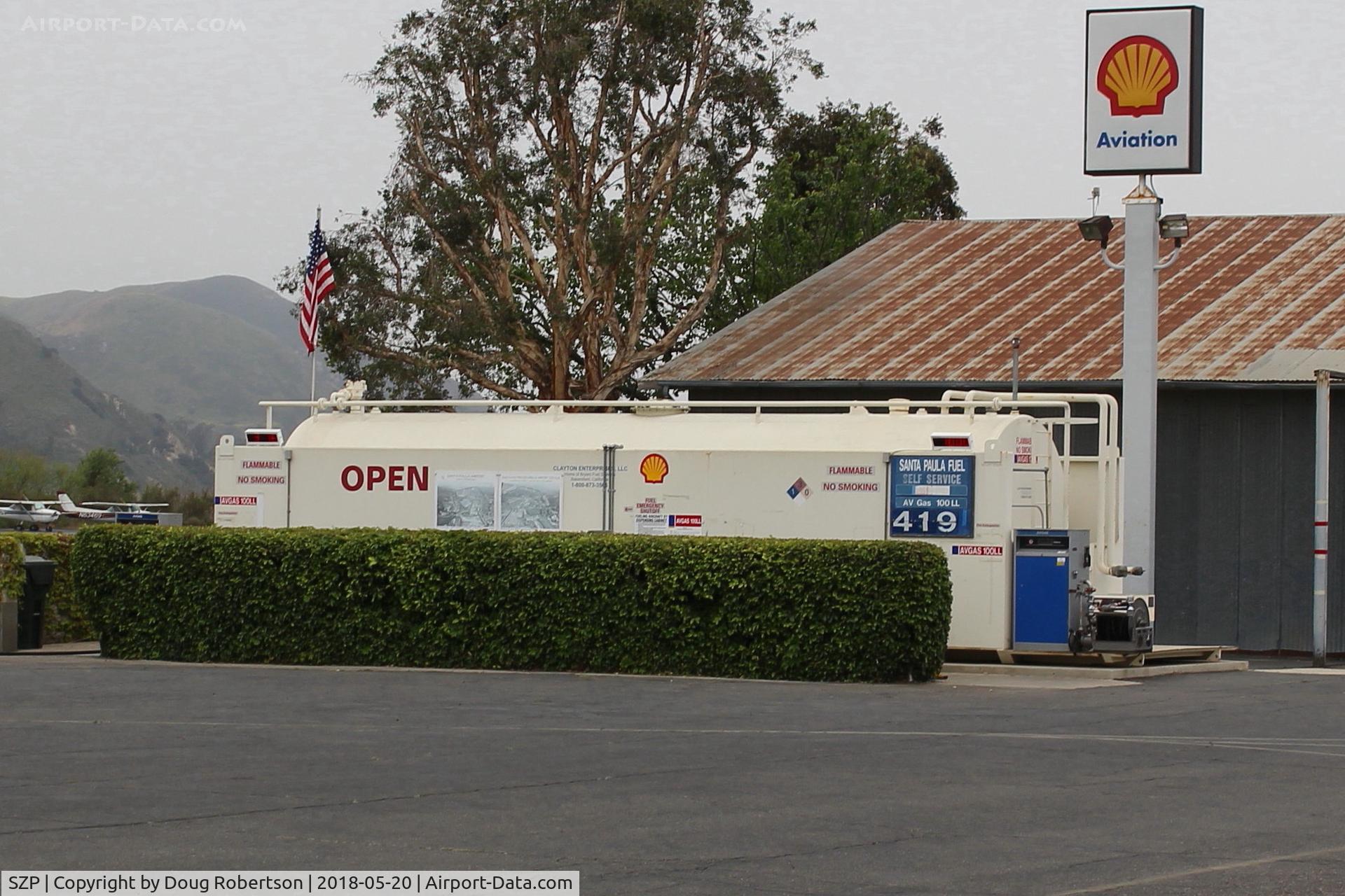Santa Paula Airport (SZP) - Santa Paula SHELL 100LL Self-Serve, no price change