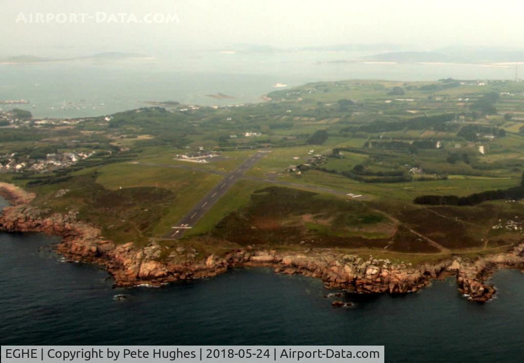 St. Mary's Airport, St. Mary's, England United Kingdom (EGHE) - St Marys Isles of Scilly as seen on departure in G-SASX