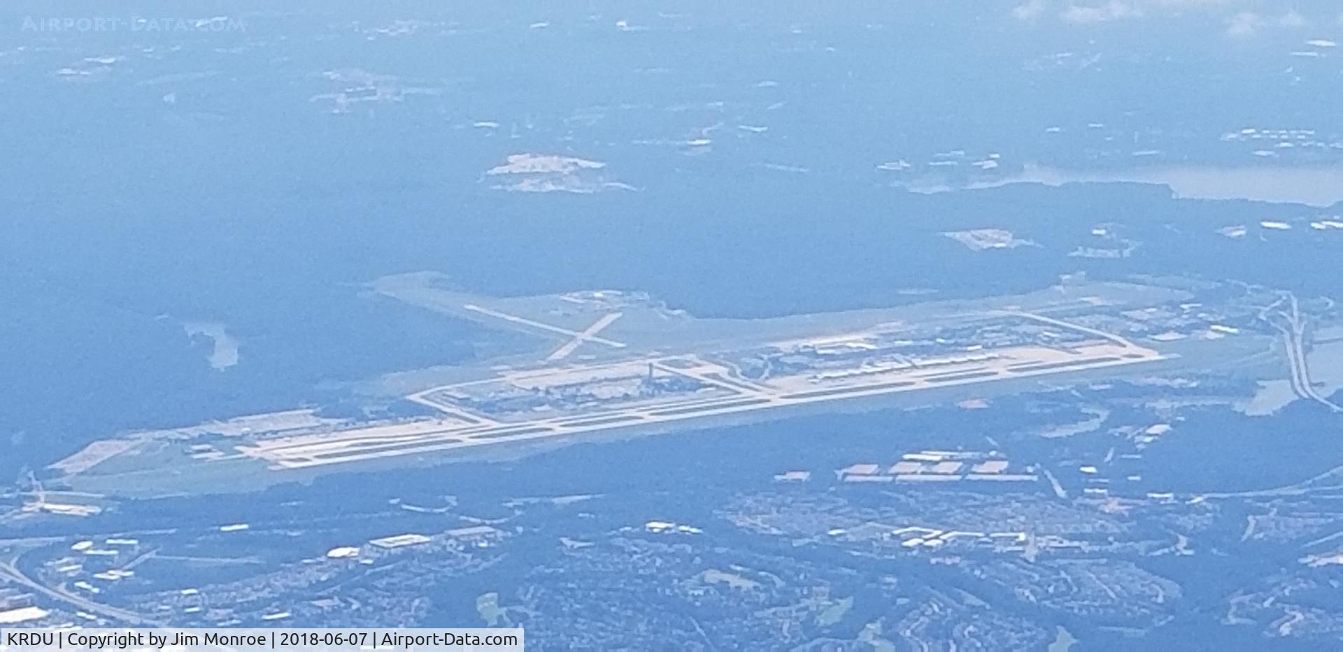 Raleigh-durham International Airport (RDU) - From 9,500 feet headed from Winston Salem to Rocky Mount