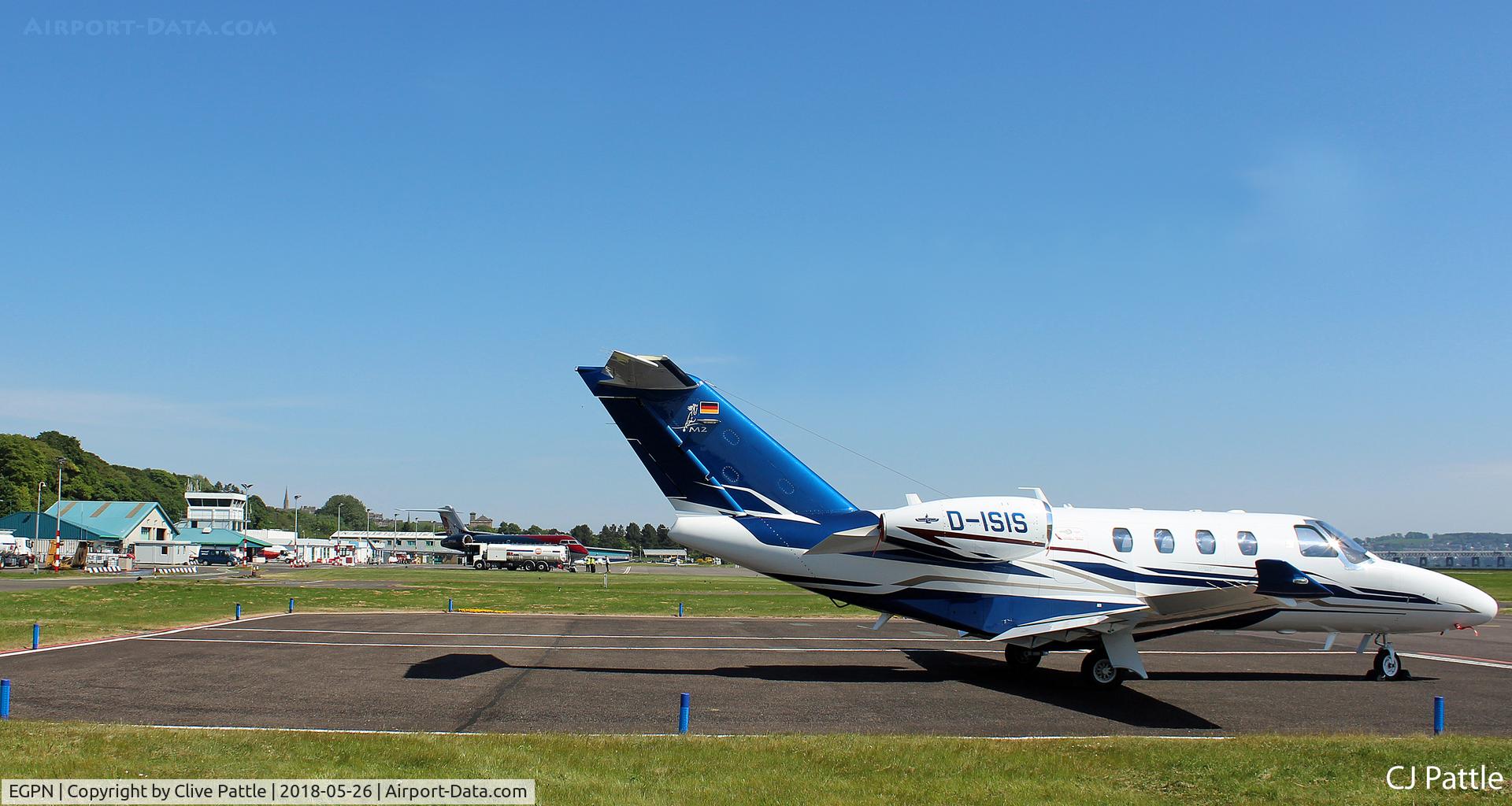 Dundee Airport, Dundee, Scotland United Kingdom (EGPN) - Ramp and apron view at Dundee, Scotland