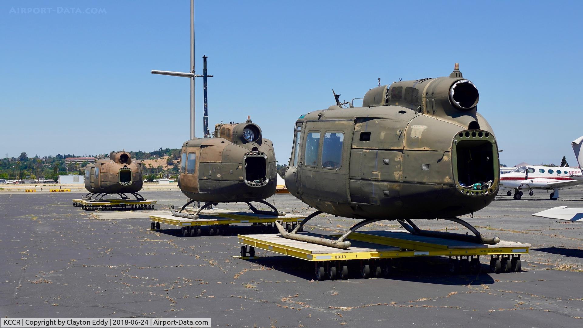 Buchanan Field Airport (CCR) - Huey bodies 2018.