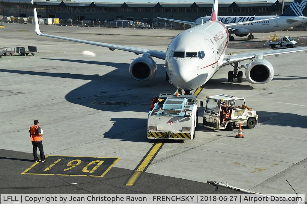 Lyon Saint-Exupéry Airport (formerly Satolas Airport), Lyon France (LFLL) - Air Algérie push Delta 61