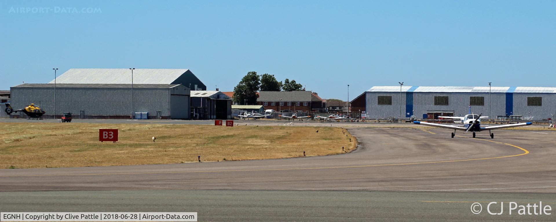 Blackpool International Airport, Blackpool, England United Kingdom (EGNH) - Airfield view at Blackpool