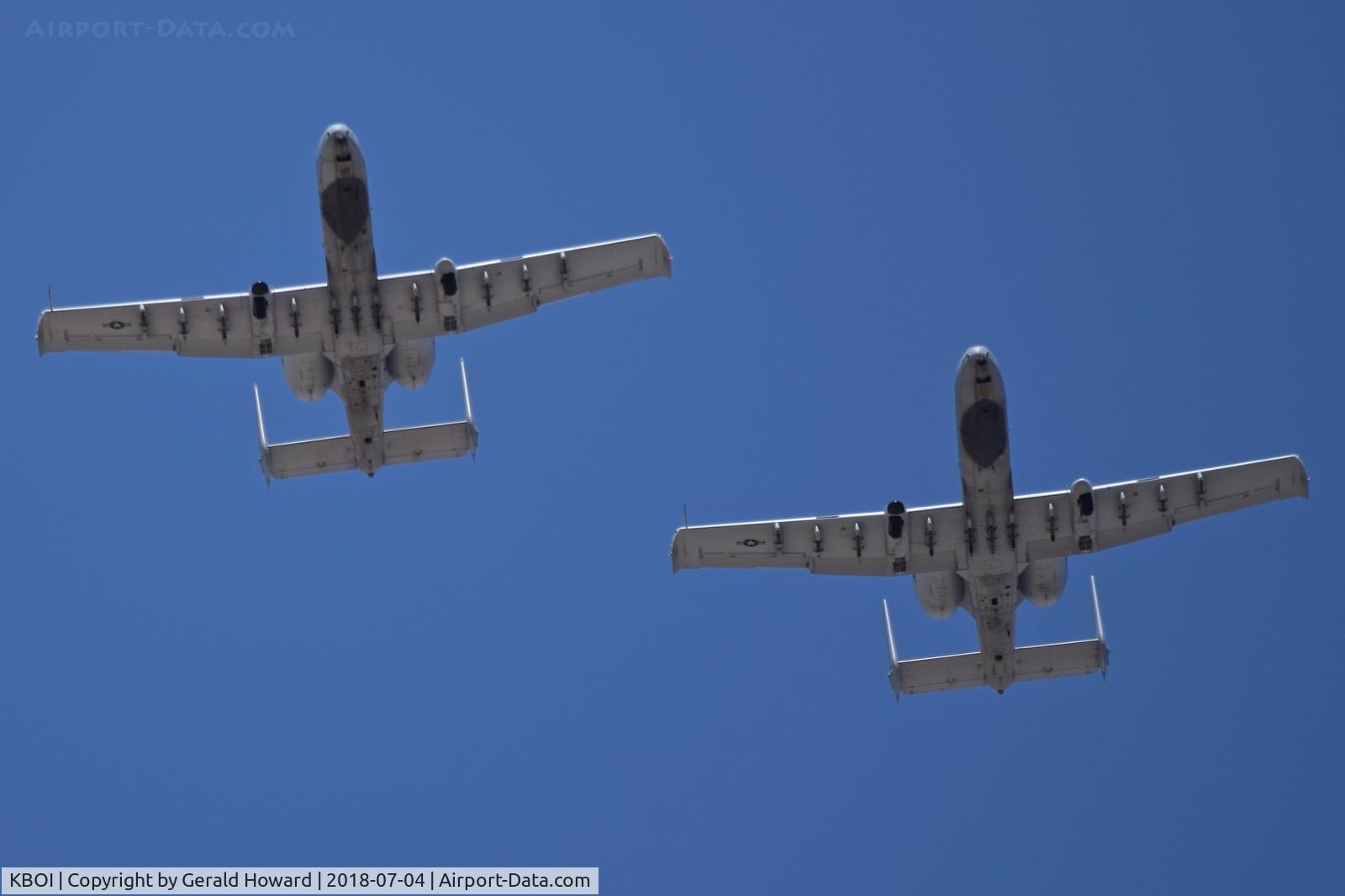 Boise Air Terminal/gowen Fld Airport (BOI) - Two A-10C from the 190th Fighter Sq., 124th Fighter Wing, Idaho ANG.
