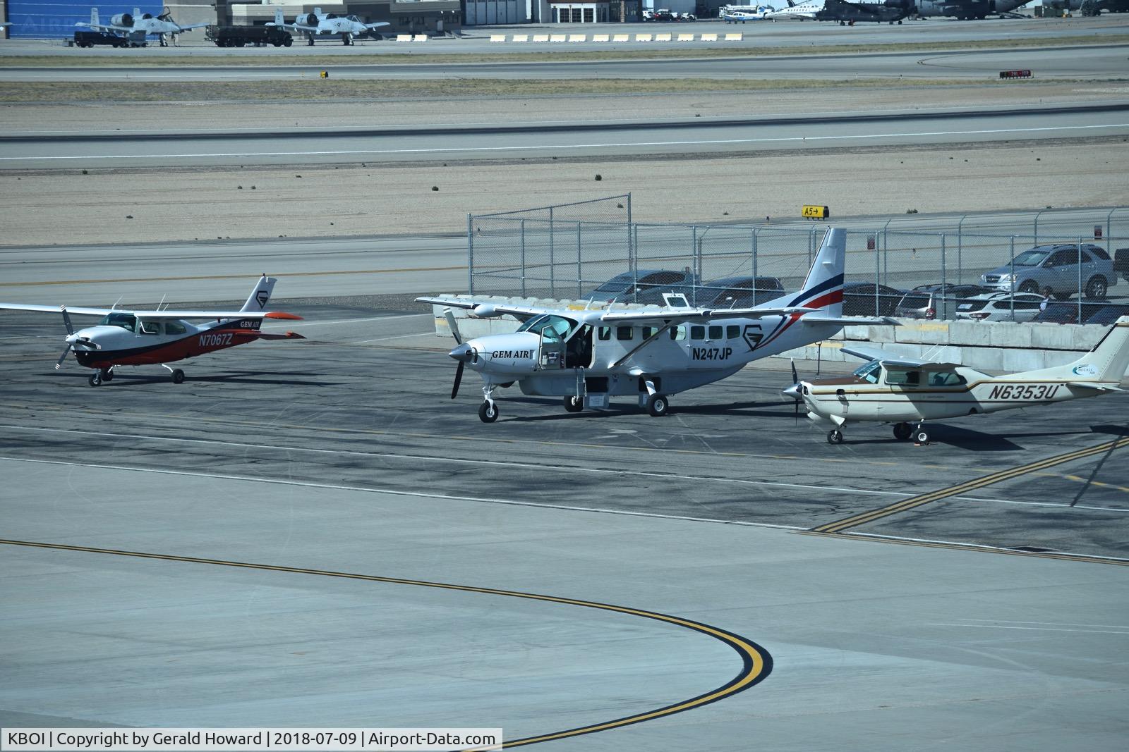 Boise Air Terminal/gowen Fld Airport (BOI) - The back country ramp. Transportation into the mountains for camping & rafting.