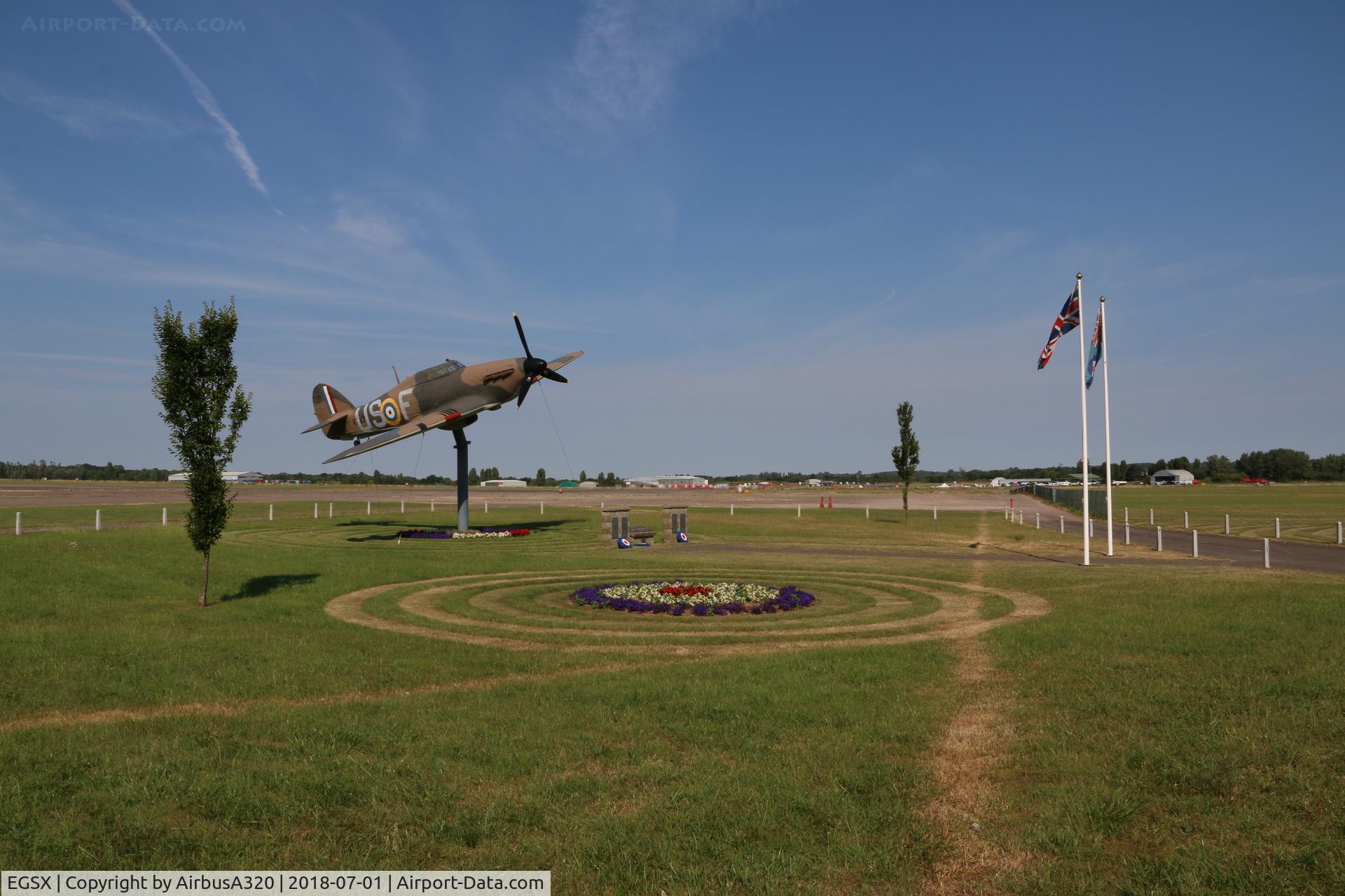 North Weald Airfield Airport, North Weald, England United Kingdom (EGSX) - Gate Guardian