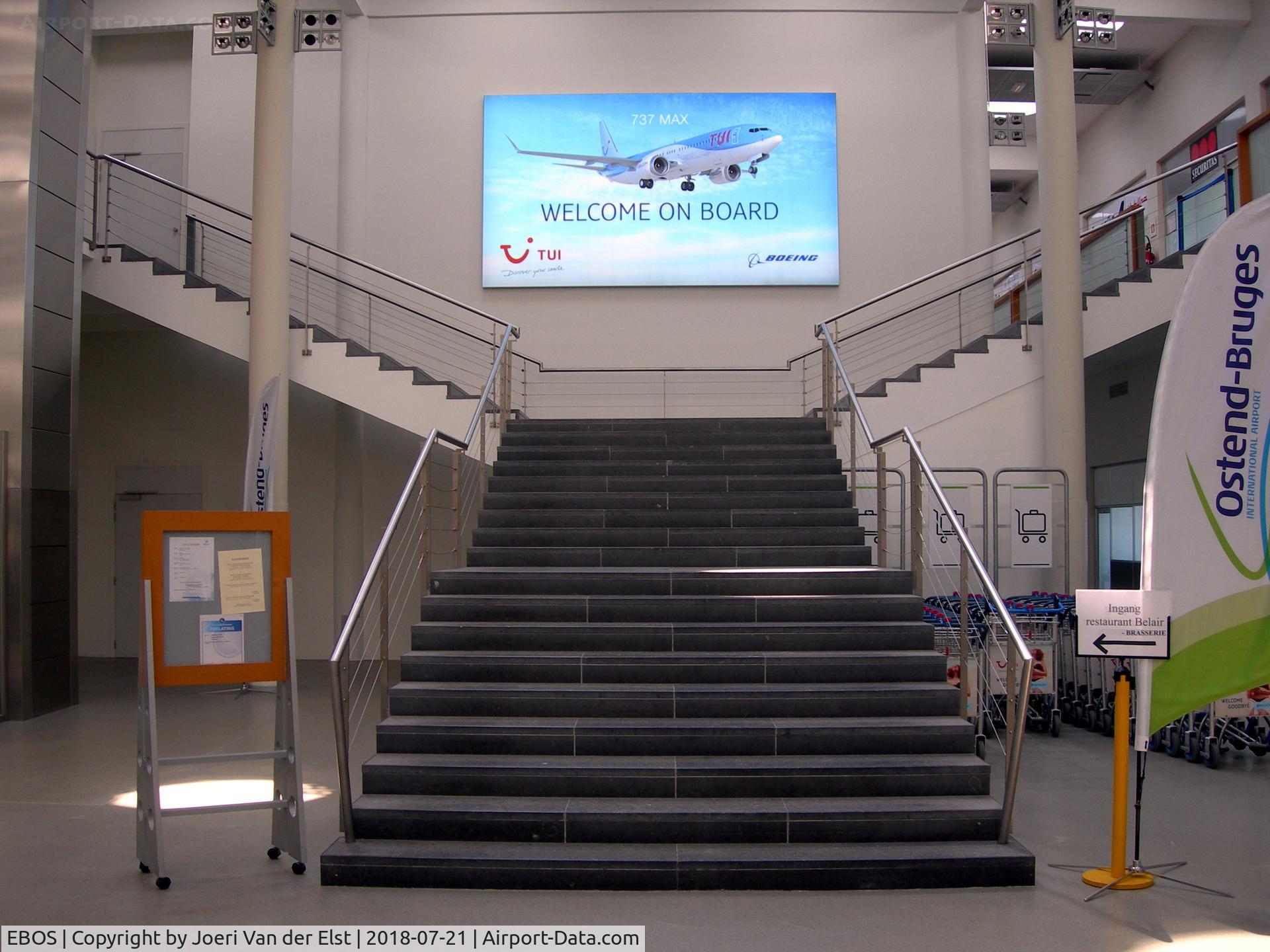 Ostend-Bruges International Airport, Ostend Belgium (EBOS) - Passenger area