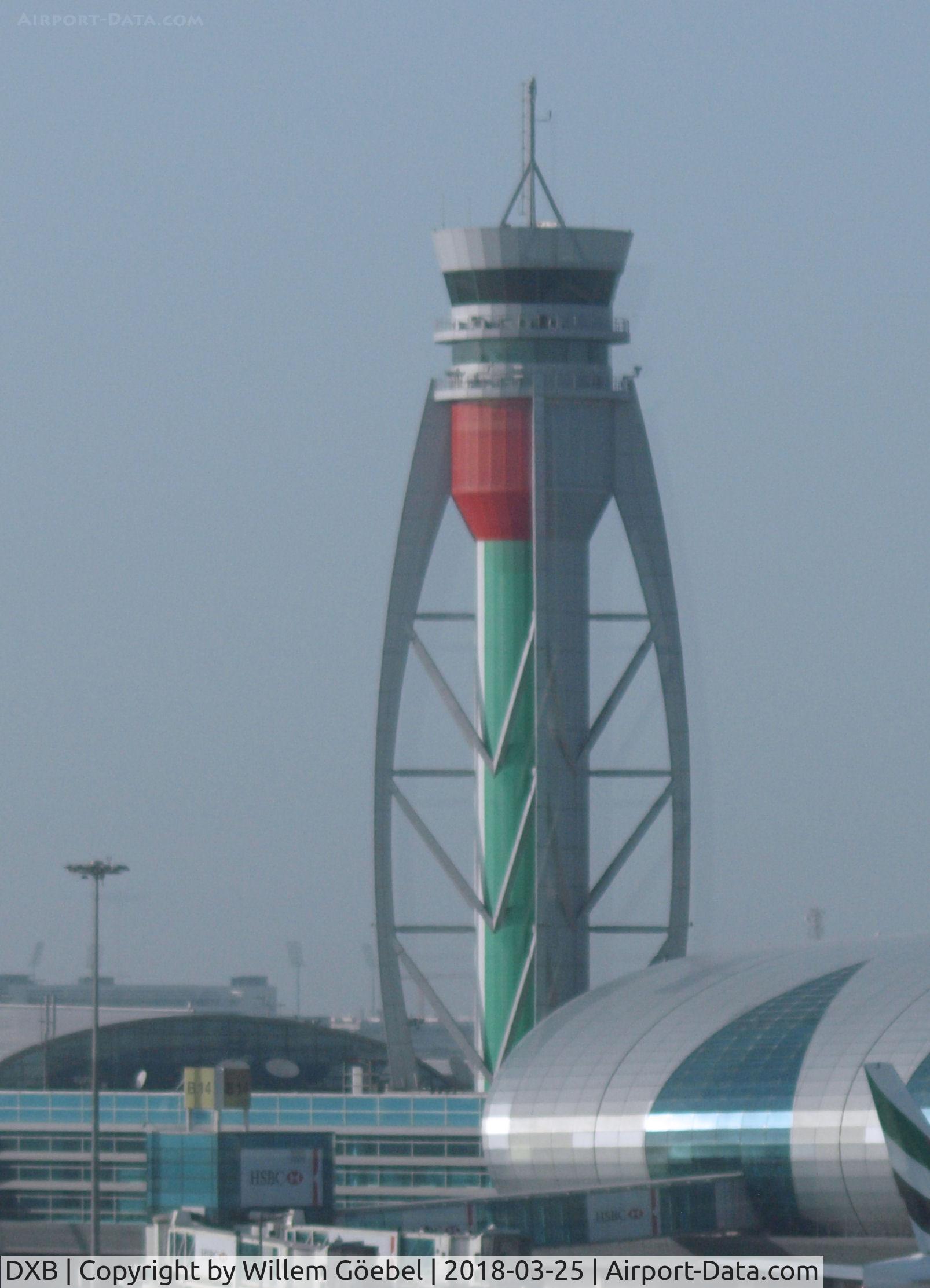 Dubai International Airport, Dubai United Arab Emirates (DXB) - Tower from Dubai international Airport