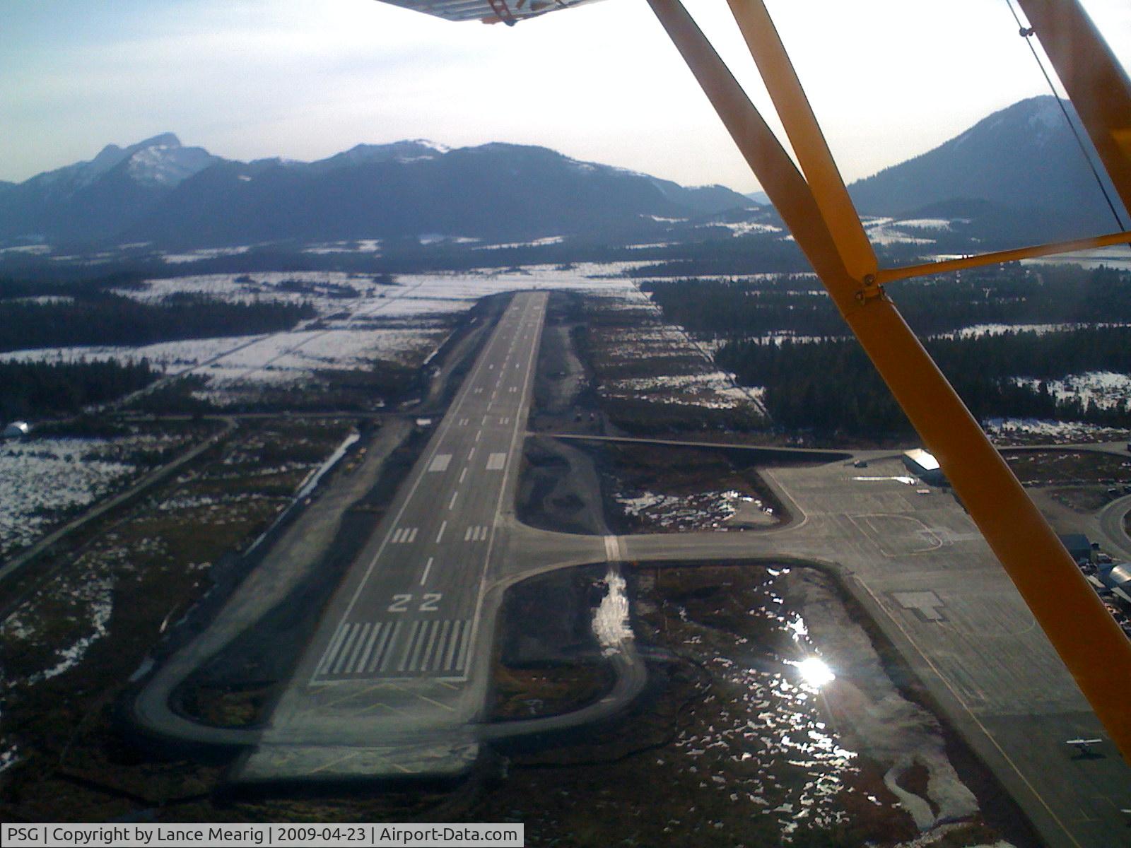 Petersburg James A Johnson Airport (PSG) - Runway Safety Area under construction in 2009.
Pilot Mark Morris