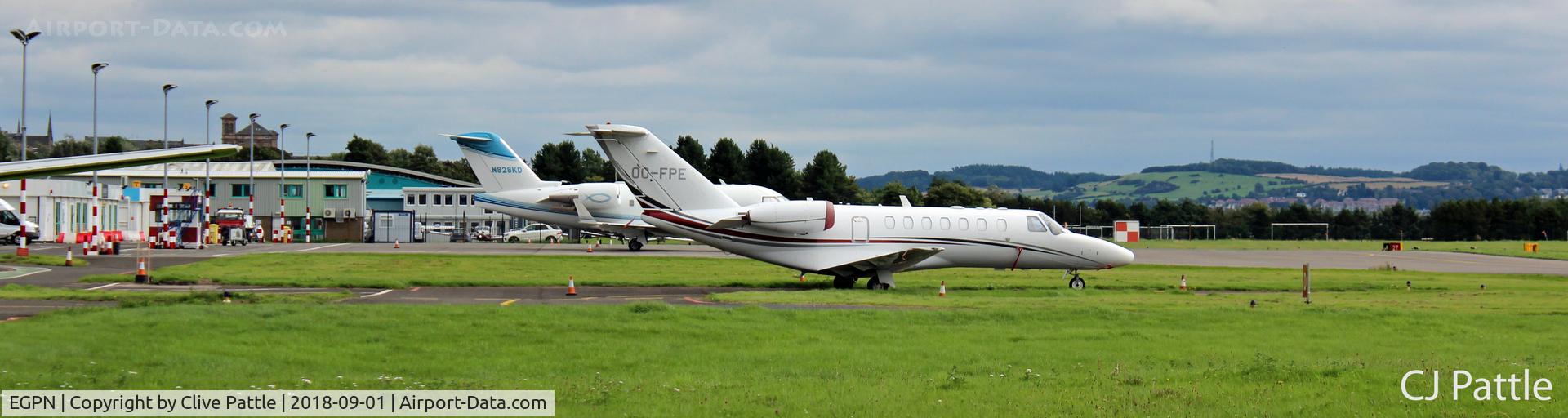 Dundee Airport, Dundee, Scotland United Kingdom (EGPN) - Dundee continues to attract bizjets to the local area.