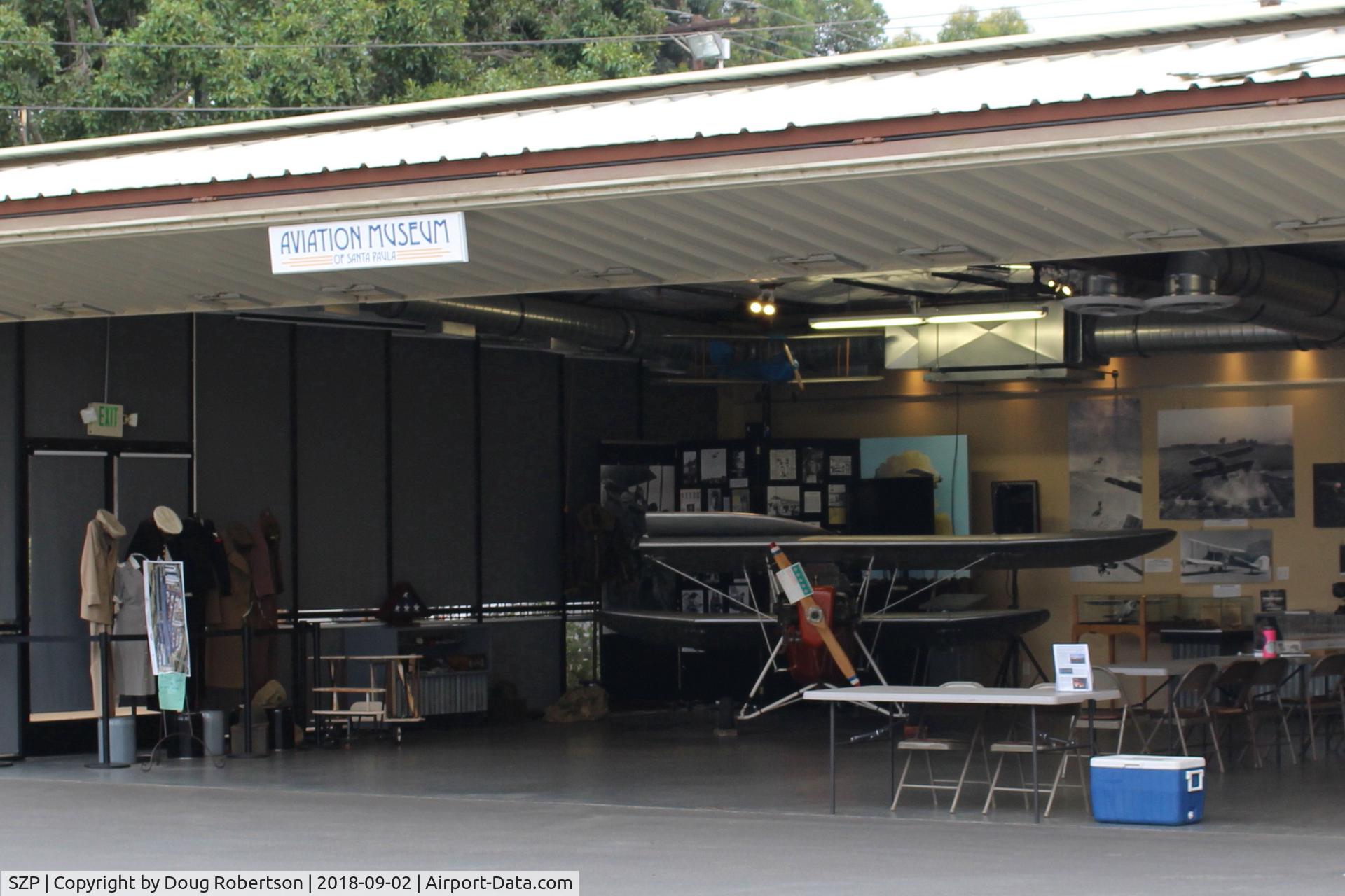 Santa Paula Airport (SZP) - Another view of Santa Paula Airport Aviation Museum main building-hangar #1