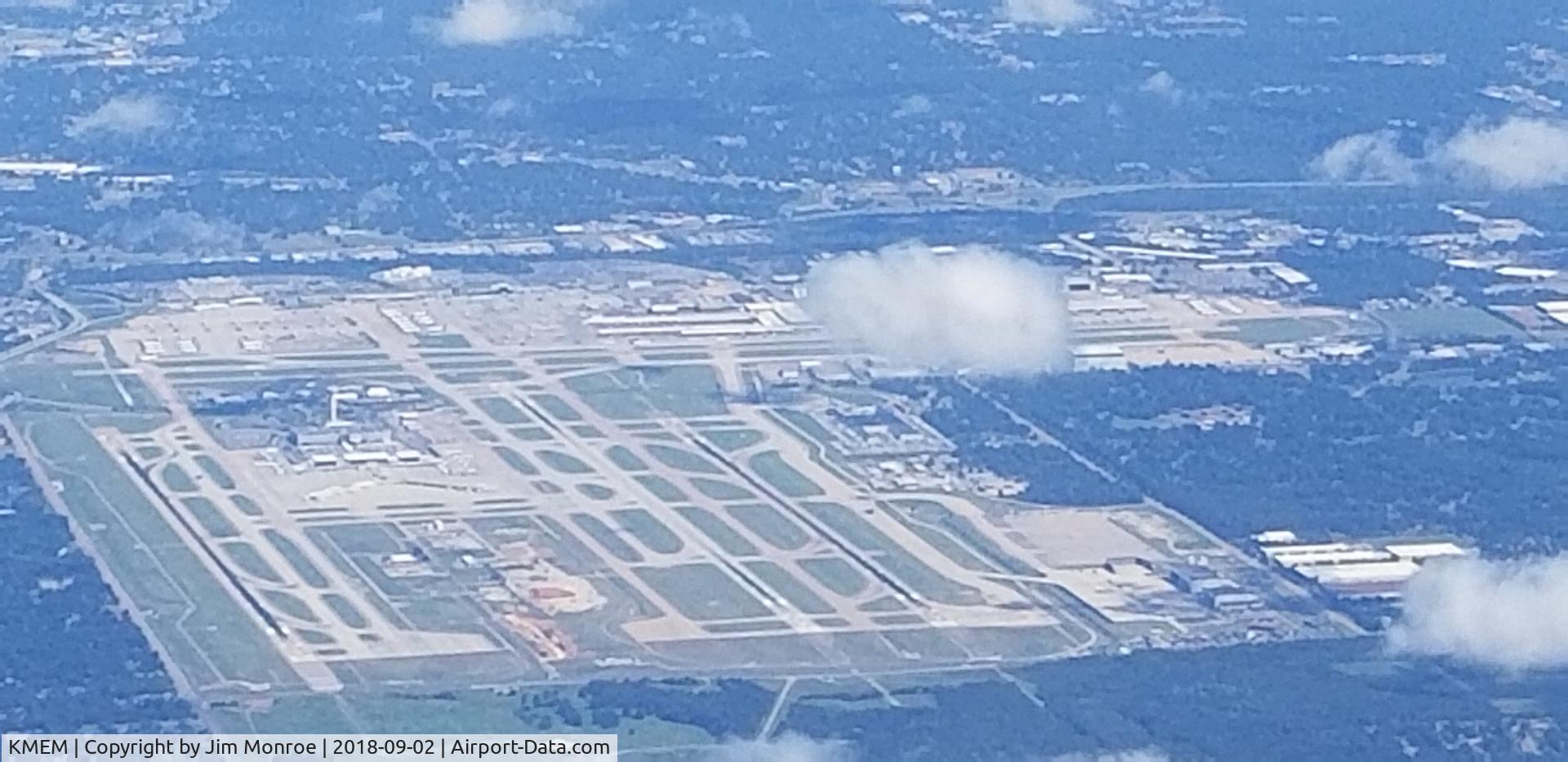 Memphis International Airport (MEM) - Taken from 9,500 feet on the way from DAL to Jackson County, NC (24A)