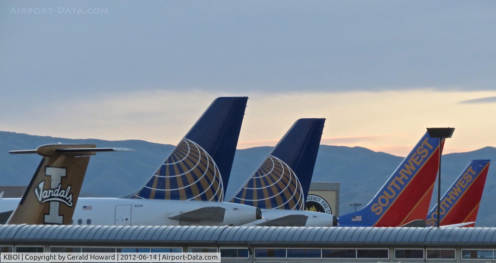Boise Air Terminal/gowen Fld Airport (BOI) - Sunrise over the B Concourse.