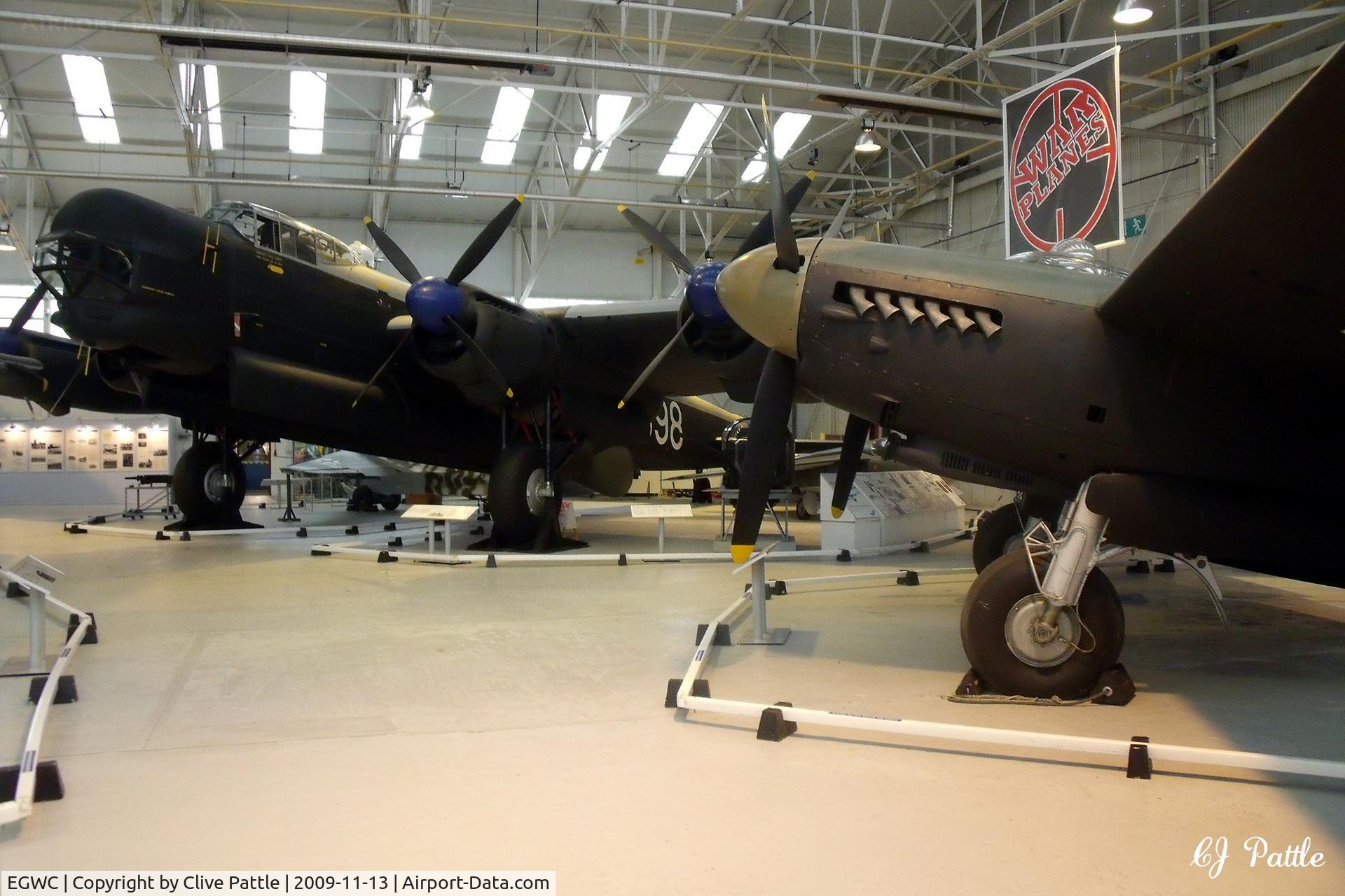RAF Cosford Airport, Albrighton, England United Kingdom (EGWC) - General view of exhibits at the RAF Museum Cosford in 2009
