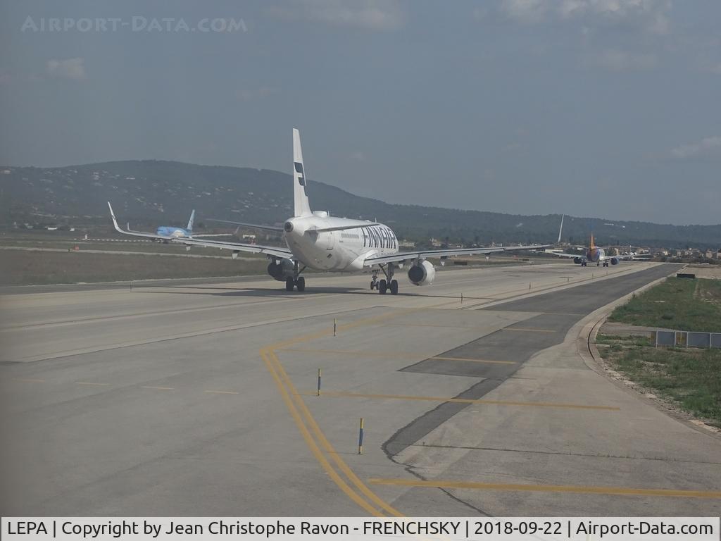 Palma de Mallorca Airport (or Son Sant Joan Airport), Palma de Mallorca Spain (LEPA) - taxiway to runway 24R