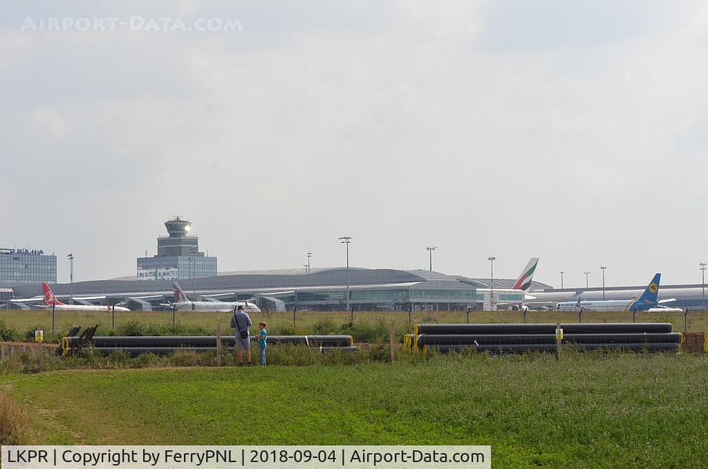 Ruzyn? International Airport, Prague Czech Republic (LKPR) - Construction work going on in PRG where the viewing area used to be.
