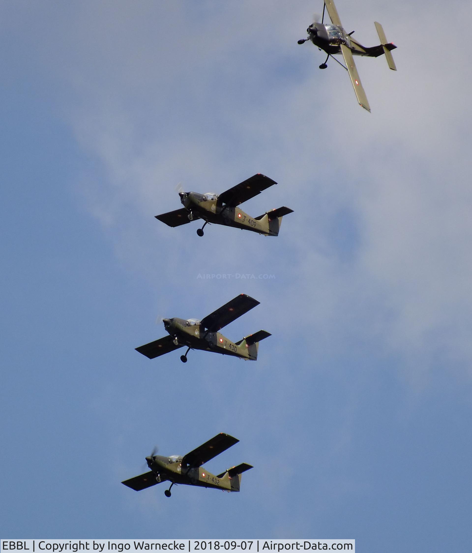 Kleine Brogel Air Base Airport, Kleine Brogel Belgium (EBBL) - Danish AF display with 4 SAAB T-17 at the 2018 BAFD Spottersday at Kleine Brogel airbase