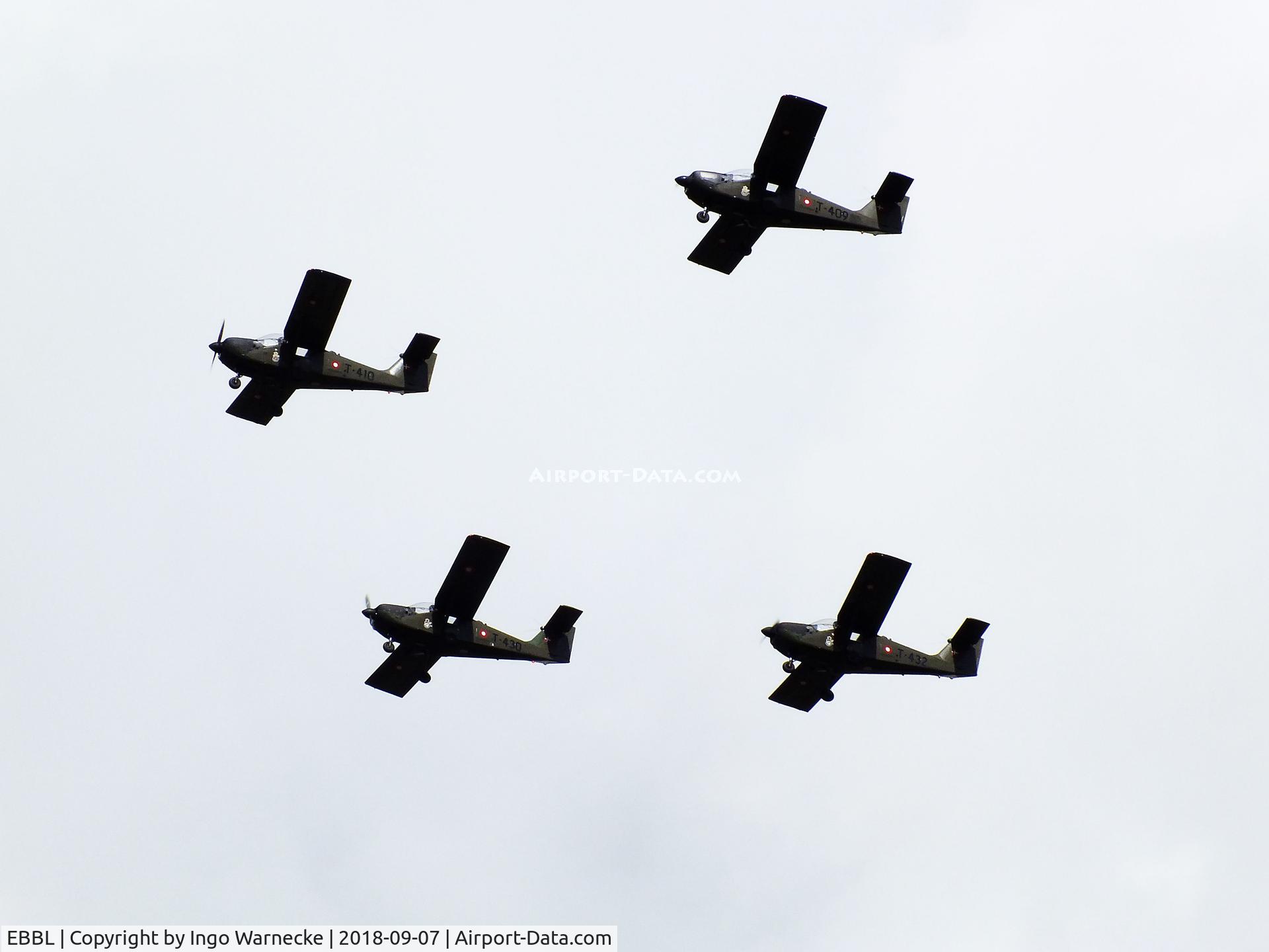Kleine Brogel Air Base Airport, Kleine Brogel Belgium (EBBL) - Danish AF display with 4 SAAB T-17 at the 2018 BAFD Spottersday at Kleine Brogel airbase